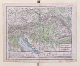 Berg- u. Flusskarte der Oesterreichisch-Ungarischen Monarchie