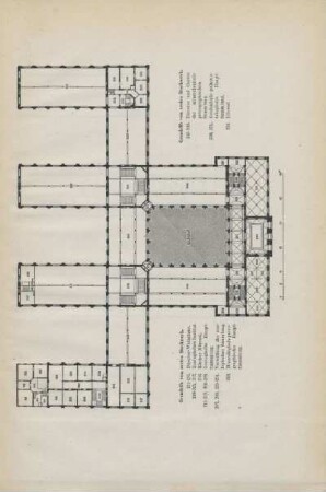 Museum für Naturkunde. Grundriss vom ersten Stockwerk