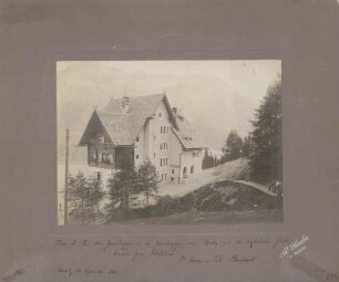 Urlaubsresidenz von Großherzog Friedrich I. von Baden und Großherzogin Luise in St. Moritz