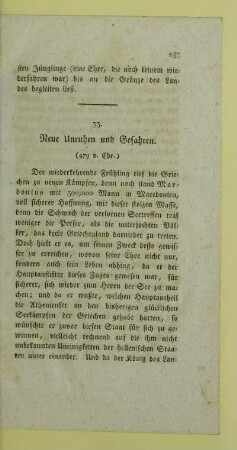 33. Neue Unruhen und Gefahren. (479 v. Chr.)