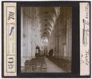Saint-Germer: Abteikirche, Innenraum nach Osten (Stoedtner-Nr. 105449)