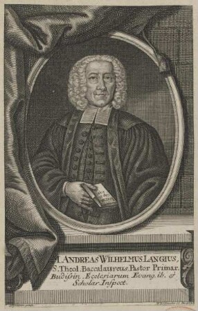 Bildnis des Andreas Wilhelmus Langius