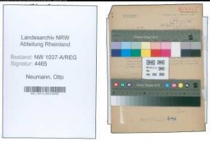 Entnazifizierung Otto Neumann , geb. 00.00.0000 ()