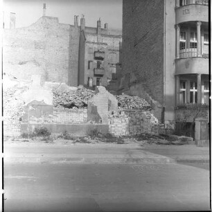 Negativ: Gelände, Wartburgstraße 21, 1950