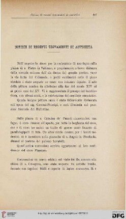 25: Notizie di recenti trovamenti di antichità