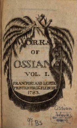 Works of Ossian. Vol. I.