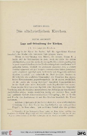 Erstes Buch: Die altchristlichen Kirchen