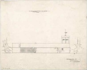 Gsaenger, Gustav; Eichenau (Bayern); Freizeitkirche, Projekt Jugendheim - Nordseite (Ansicht)