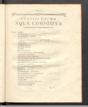 Classis Prima bis Classis vigesima tertia