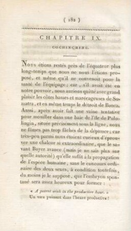 Chapitre IX. Cochinchine