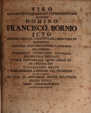Exercitatio Historica De Miracvlis Providentiae Apud Gentes Antiqvas