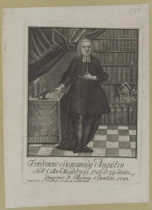 Bildnis des Fridericus Sigismund Augustin