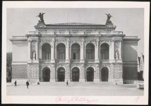 Stadttheater, Augsburg: Ansicht von Süden