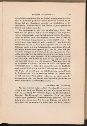 Deutlichkeit und Detaillierung.