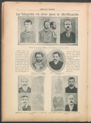 La fotografía no sirve para la identificación