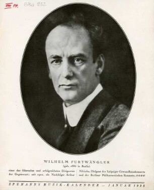 Furtwängler, Wilhelm (1886-1954)