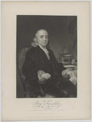 Bildnis des Benj. Franklin