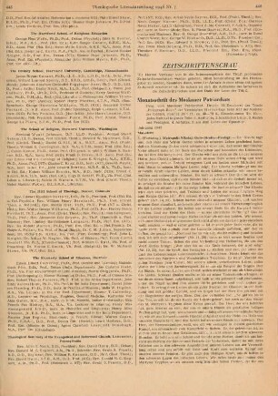 Zeitschriftenschau
