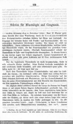 Sektion für Mineralogie und Geognosie