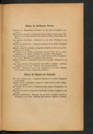 Obras de Guillermo Perrín