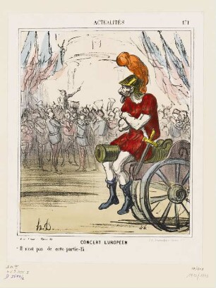 Concert européen, Blatt 171 der Folge „Actualités“, in: „Le Charivari“, Paris 1867