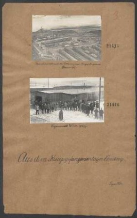 Kriegsgefangenenlager Amberg (Gesamtübersicht nach der Zeichnung eines Kriegsgefangenen, Sommer 1917)