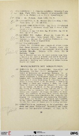 Manuscripte mit Miniaturen (Nr. 280-300w)