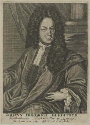 Bildnis des Iohann Friedrich Gleditsch
