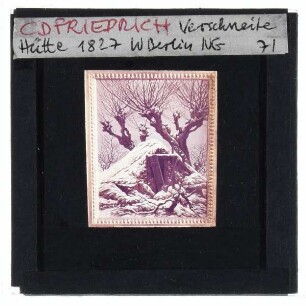 Friedrich, Verschneite Hütte