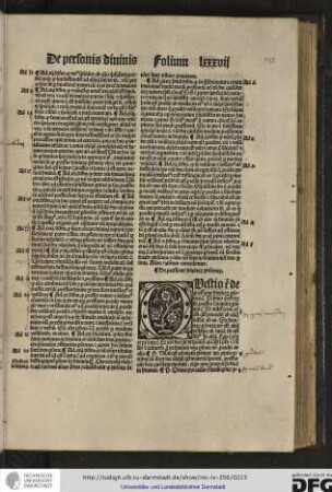 De processione divinarum personarum.
