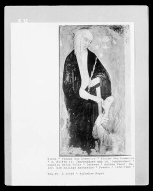 Die heilige Katharina von Siena und eine Kniende (Giovanna Piccolomini?)