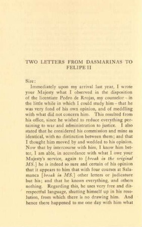 Two letters from Dasmarinas to Felipe II
