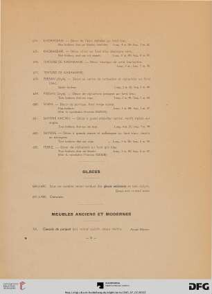 Glaces (Nr. 684-700)