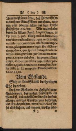 Vom Ehestande