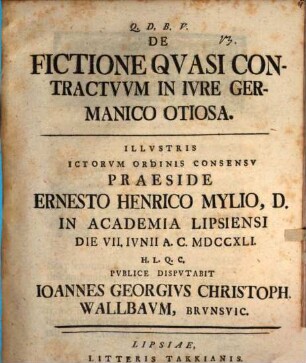 De fictione quasi contractuum in iure Germanico otiosa