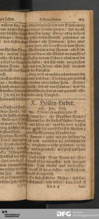 X. Höllen-Lieder.