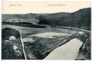 Nossen. Sportplatz im Muldental