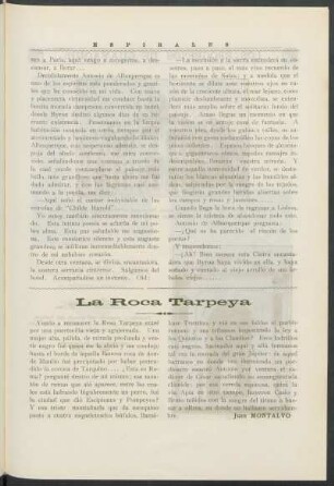 La roca tarpeya