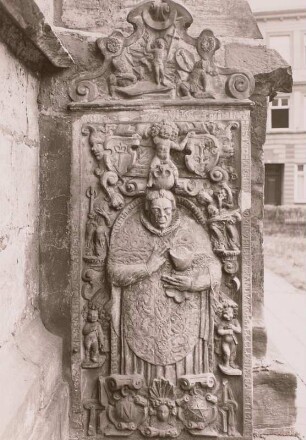 Grabstein des Kantors Koch (gestorben 1605)