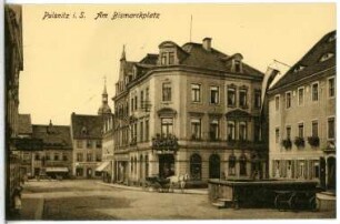 Pulsnitz. Am Bismarckplatz