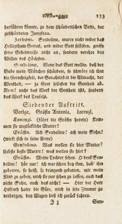 Siebender Auftritt