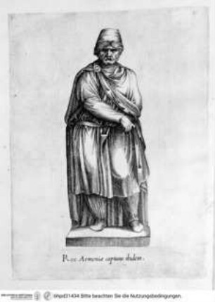 Antiquarum Statuarum Urbis Romae, Liber primus, 1. ed. - Rex Armenie ...