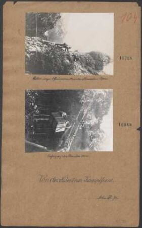 Österr.-ungar. Offizierpatrouille in den Karnischen Alpen