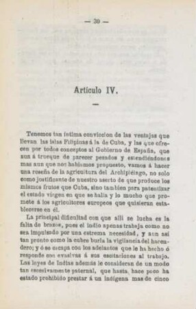 Artículo IV