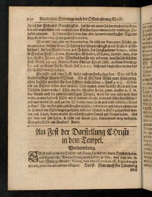 230-234, Vorbereitung, Evangelium, Eingang