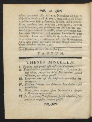 Theses Miscellae.