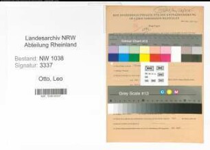 Entnazifizierung Leo Otto , geb. 12.03.1891 (Lehrer)