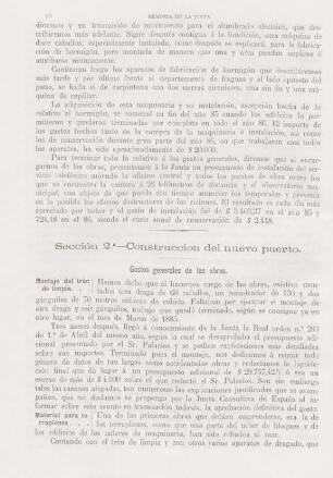 Sección 2.a - Construccion delnuevo puerto
