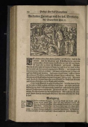 Am dritten Sonntage nach der heil. Dreyfaltigkeit / Evangelium Luc. 15.