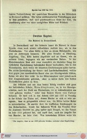 II. Die Malerei in Deutschland